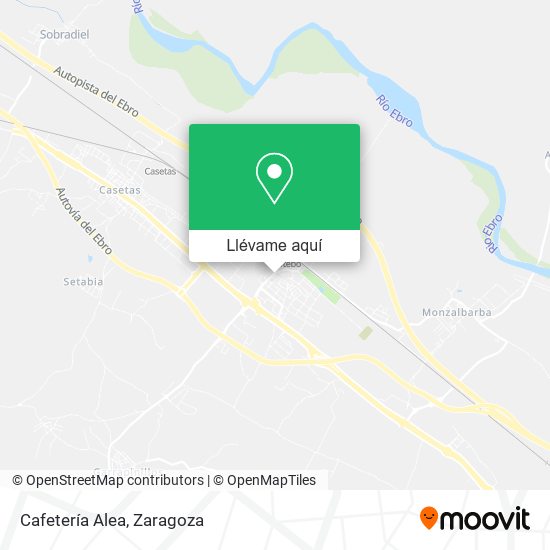 Mapa Cafetería Alea
