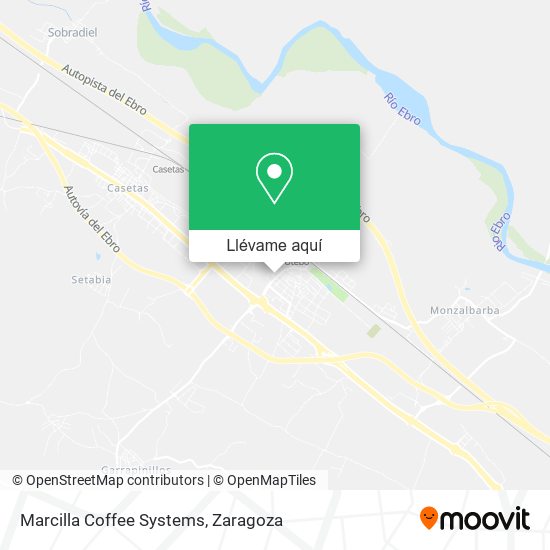 Mapa Marcilla Coffee Systems