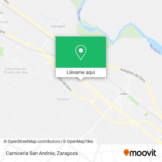 Mapa Carniceria San Andrés