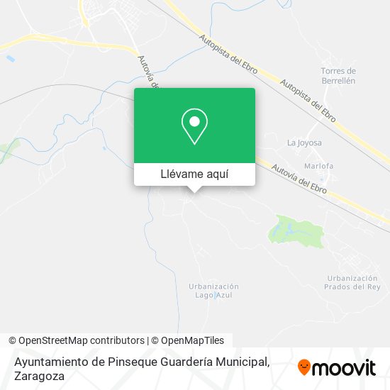 Mapa Ayuntamiento de Pinseque Guardería Municipal
