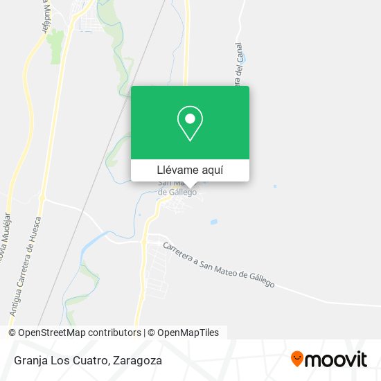 Mapa Granja Los Cuatro
