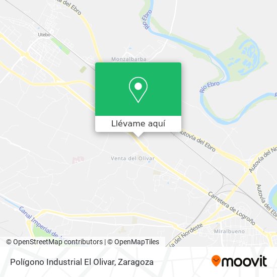 Mapa Polígono Industrial El Olivar