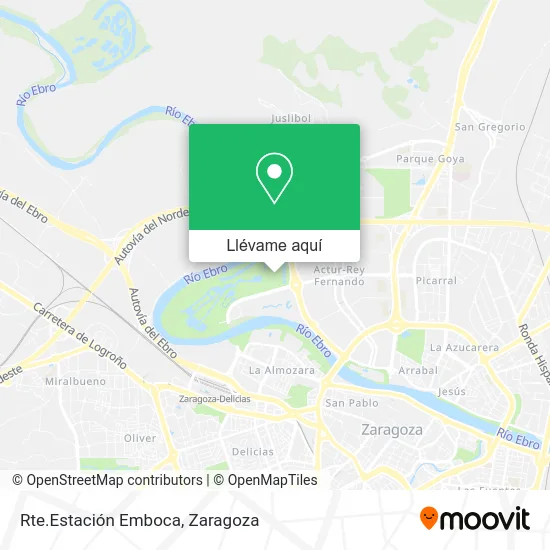 Mapa Rte.Estación Emboca