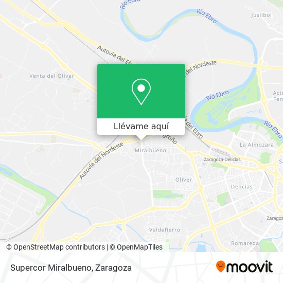 Mapa Supercor Miralbueno