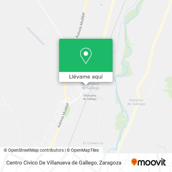 Mapa Centro Civico De Villanueva de Gallego