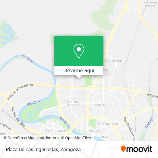Mapa Plaza De Las Ingenierias