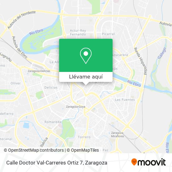 Mapa Calle Doctor Val-Carreres Ortiz 7