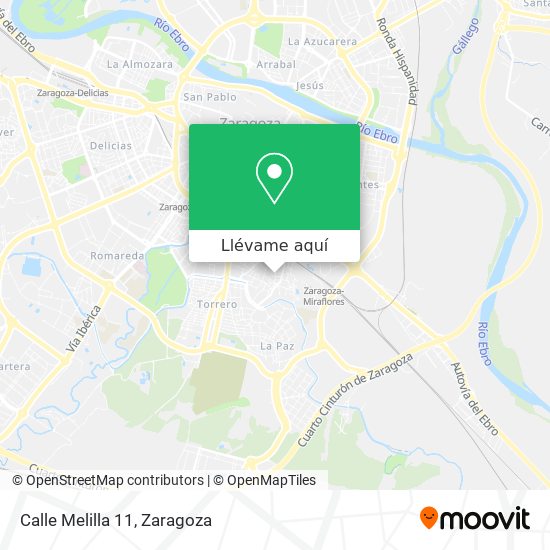 Mapa Calle Melilla 11