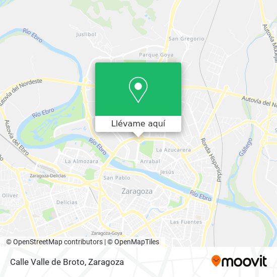 Mapa Calle Valle de Broto