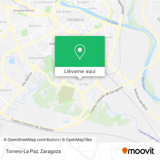 Mapa Torrero-La Paz