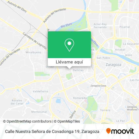 Mapa Calle Nuestra Señora de Covadonga 19