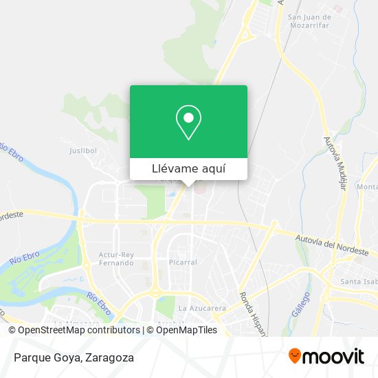 Mapa Parque Goya