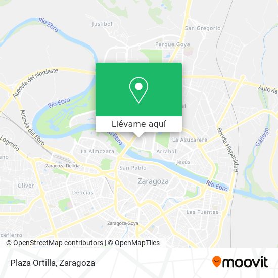 Mapa Plaza Ortilla