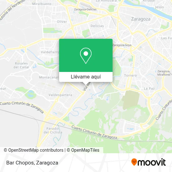 Mapa Bar Chopos
