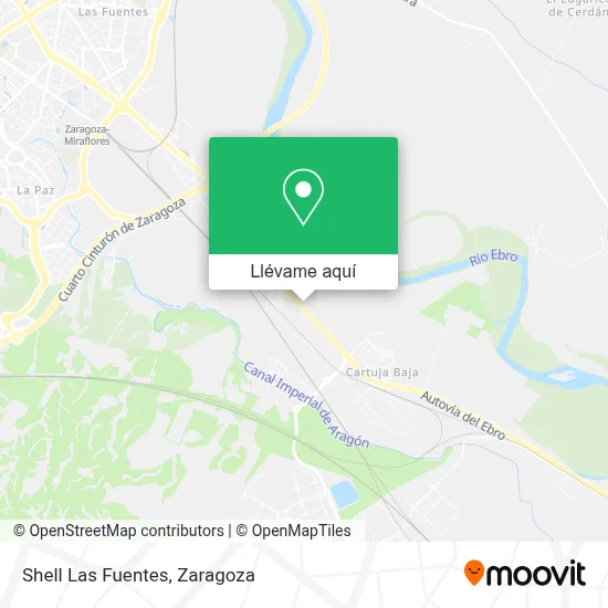 Mapa Shell Las Fuentes