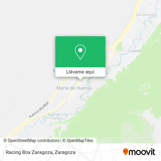 Mapa Racing Box Zaragoza