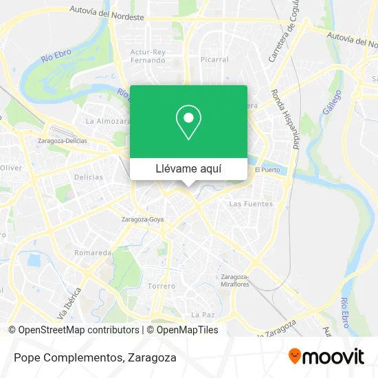 Mapa Pope Complementos