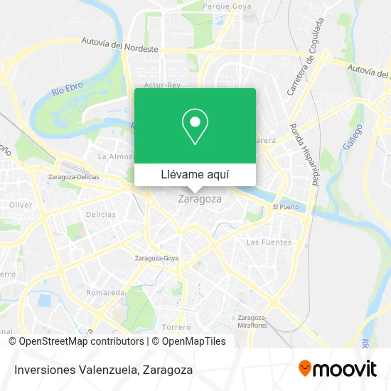 Mapa Inversiones Valenzuela