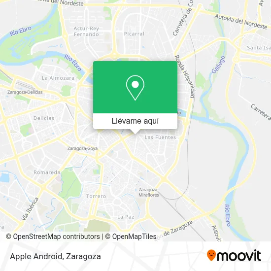 Mapa Apple Android
