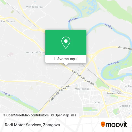 Mapa Rodi Motor Services