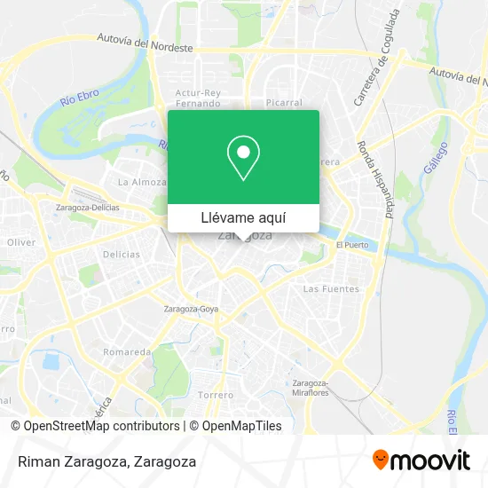 Mapa Riman Zaragoza