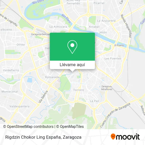 Mapa Rigdzin Chokor Ling España