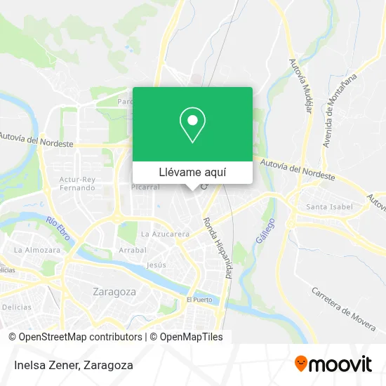 Mapa Inelsa Zener