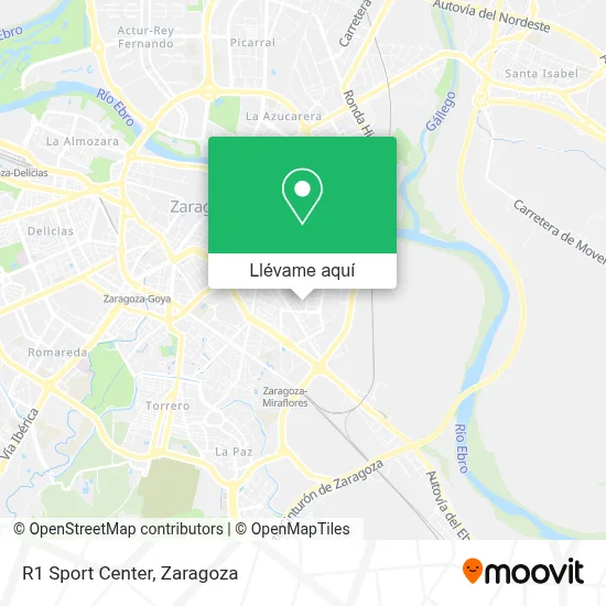 Mapa R1 Sport Center