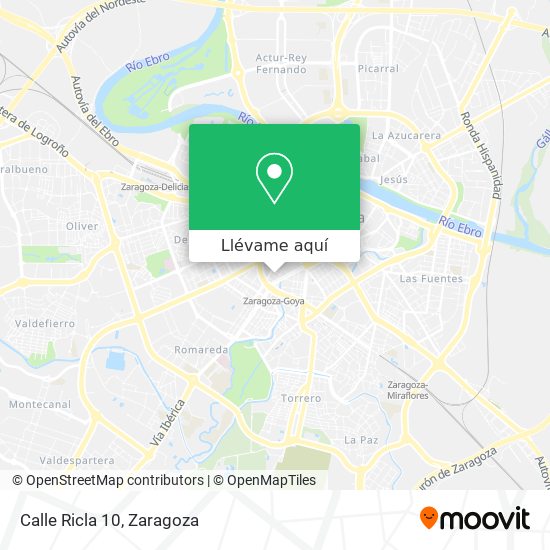 Mapa Calle Ricla 10