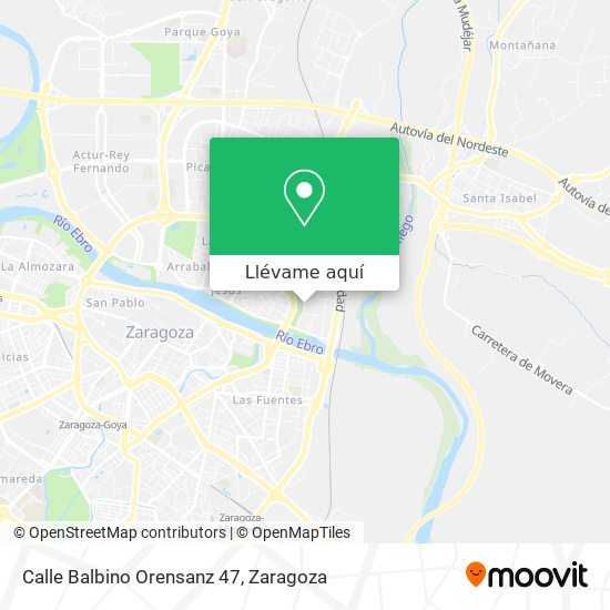 Mapa Calle Balbino Orensanz 47