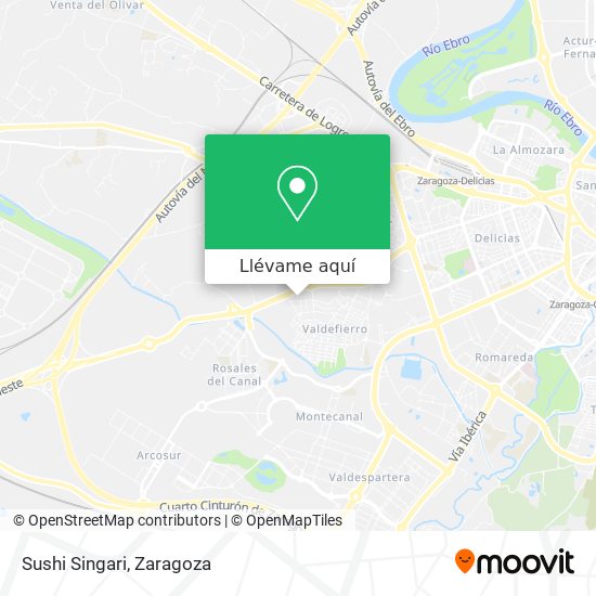 Mapa Sushi Singari