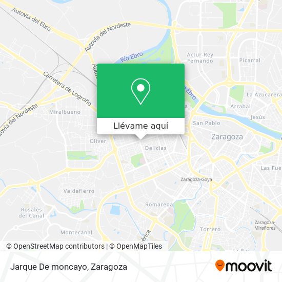 Mapa Jarque De moncayo
