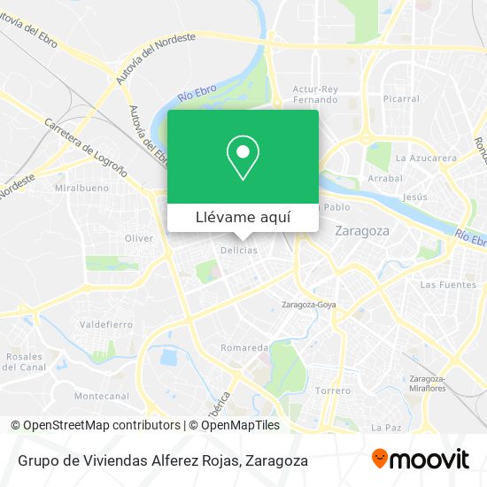 Mapa Grupo de Viviendas Alferez Rojas
