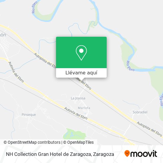 Mapa NH Collection Gran Hotel de Zaragoza