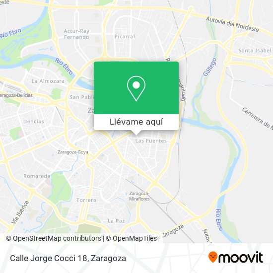 Mapa Calle Jorge Cocci 18