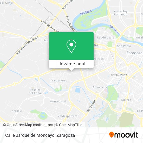 Mapa Calle Jarque de Moncayo