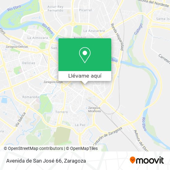 Mapa Avenida de San José 66