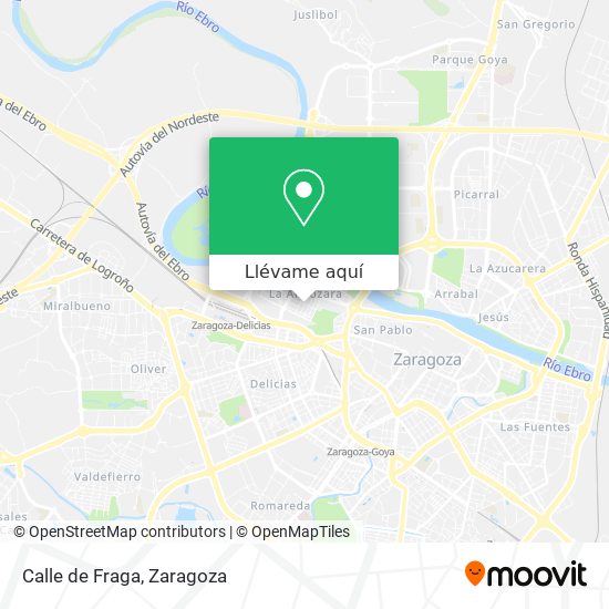 Mapa Calle de Fraga