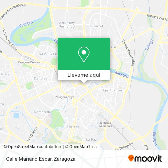 Mapa Calle Mariano Escar