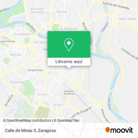 Mapa Calle de Minas 5