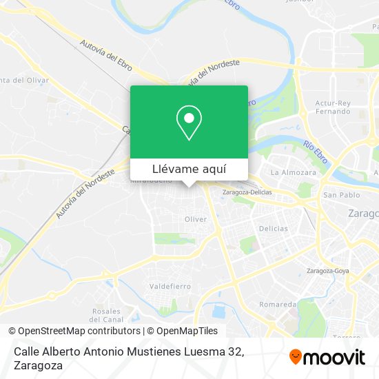 Mapa Calle Alberto Antonio Mustienes Luesma 32