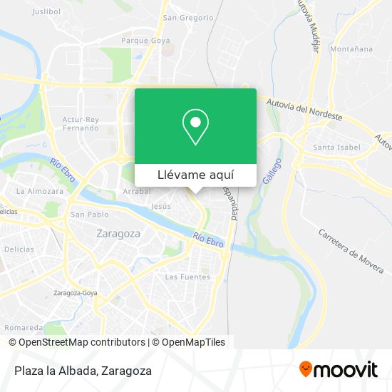Mapa Plaza la Albada