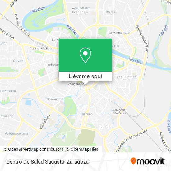 Mapa Centro De Salud Sagasta