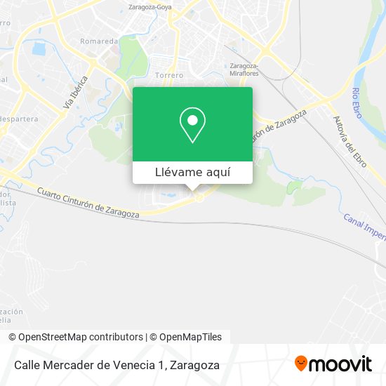 Mapa Calle Mercader de Venecia 1