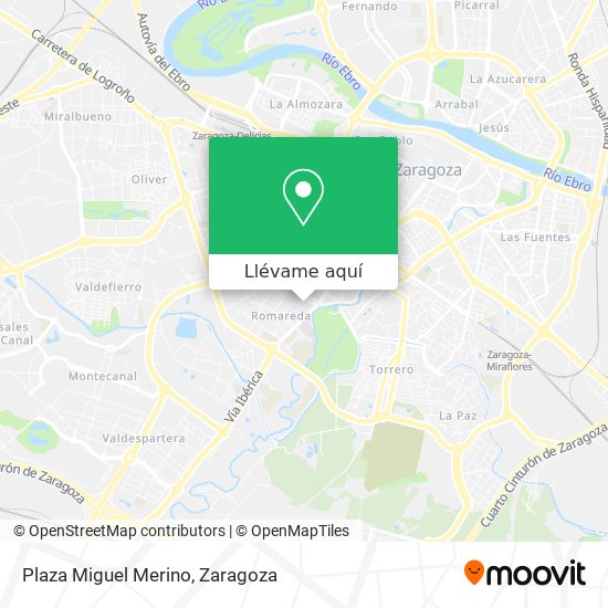 Mapa Plaza Miguel Merino