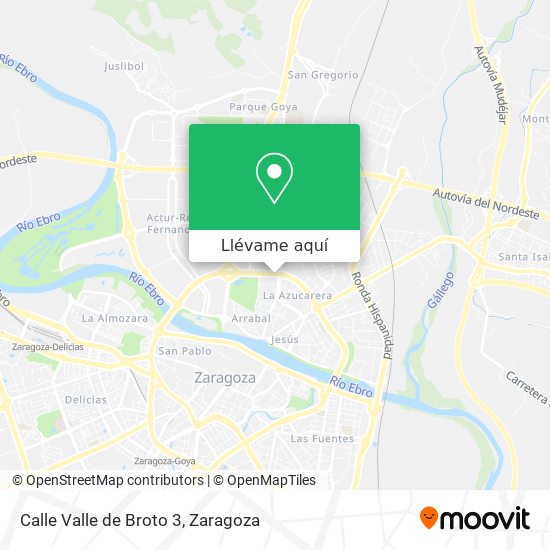 Mapa Calle Valle de Broto 3