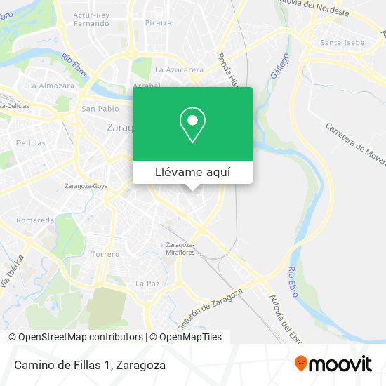 Mapa Camino de Fillas 1