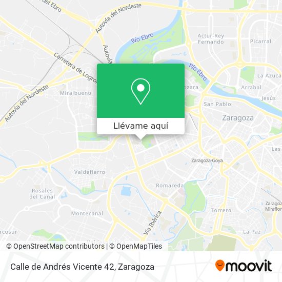 Mapa Calle de Andrés Vicente 42