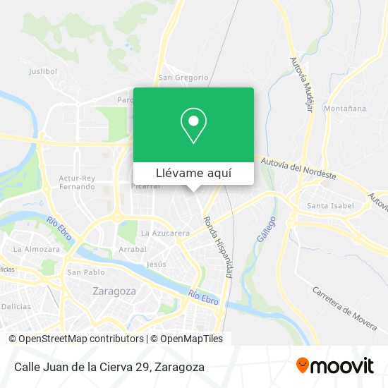 Mapa Calle Juan de la Cierva 29