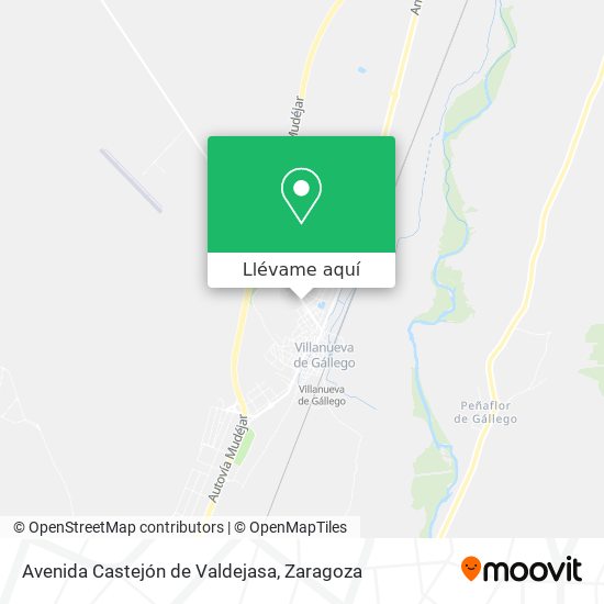 Mapa Avenida Castejón de Valdejasa